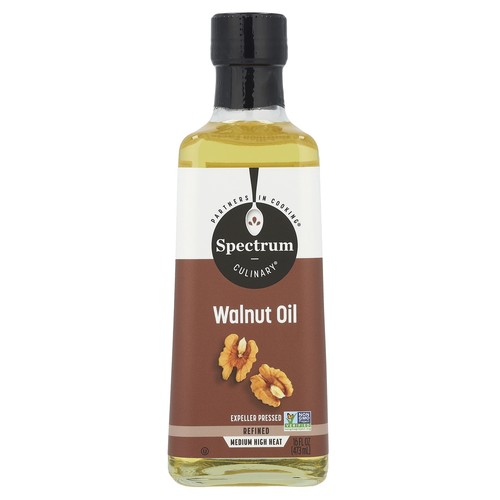 Walnut Oil, Expeller Pressed, Refined, 16 fl oz (473 ml)