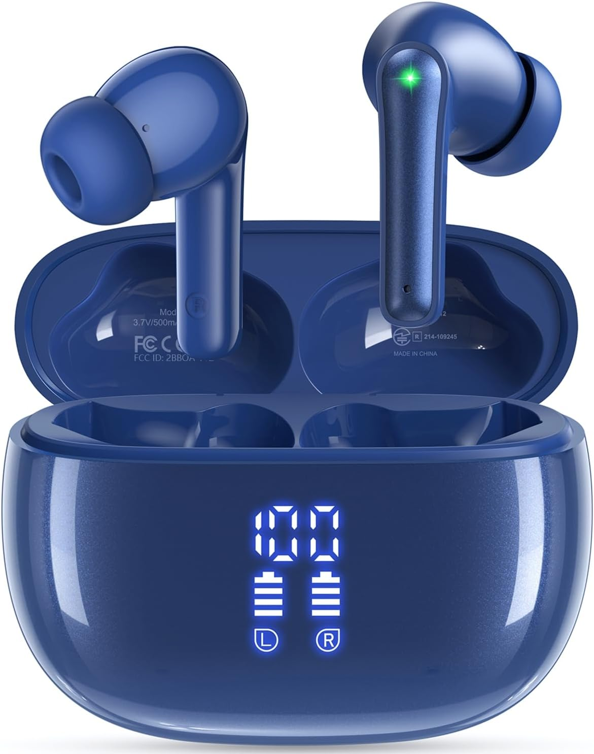 Wireless Bluetooth Earbuds with 40H Playtime Stereo Deep Bass Headphones-image
