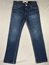 Levis 511 Jeans Boys 14 Regular 27x27 Blue Slim Fit Straight Leg Denim Youth