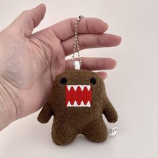 Domo Small Plush Bag Charm Keychain Plushie 4”