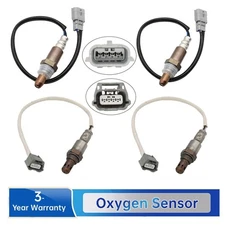 4X Up & Downstream 02 Oxygen O2 Sensor Pack For 2014-2017 INFINITI Q50 3.7L V6