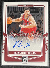 2024-25 Panini Donruss Optic Signature Series Kenneth Lofton Jr. Auto #SS-KFJ NM