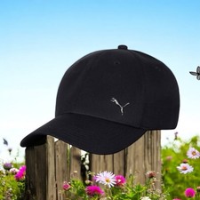 PUMA METAL CAT LOGO BASEBALL CAP UNISEX BLACK - PUMA Original NWOT