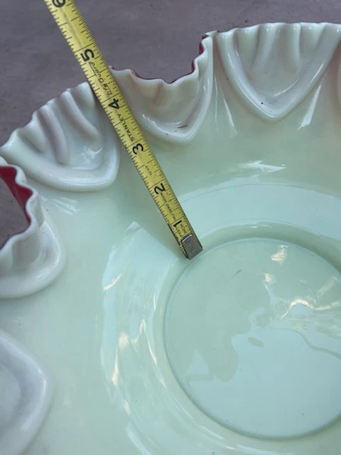 玻璃新娘篮子碗/银盘架 — 第 4/4 张图片