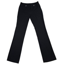 Joe Benbasset High Rise Flare Pants Womens Sz 1 Black Retro Y2K 90s chic office