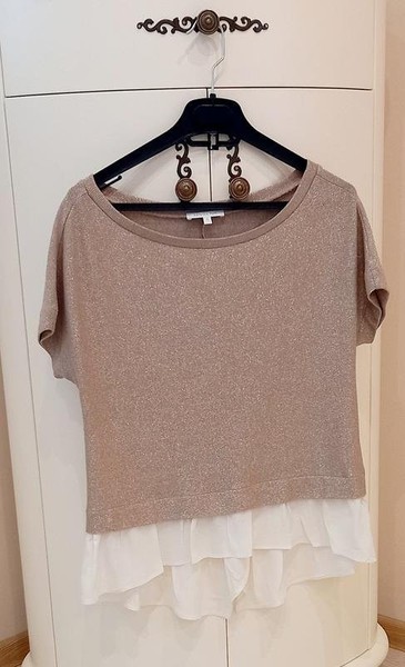 Women Patrizia Pepe Shirt Gold Knit 38