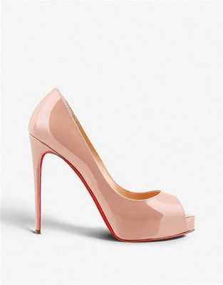 Christian Louboutin NEW VERY PRIVE 120 Platform Peep Toe Pumps 