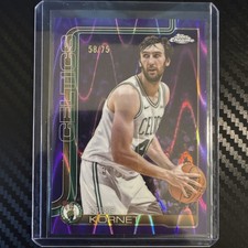 2025-26 Topps Chrome Luke Kornet Boston Celtics Purple RayWave Refractor /75