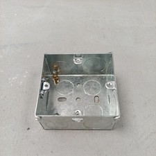 7 x 1 Gang 35mm Single Metal Back Box Galvanised Switch Socket Back Boxes