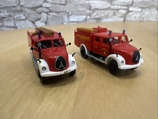 Preiser 1:87, 2x Magirus Circus Krone Feuerwehr, gebraucht