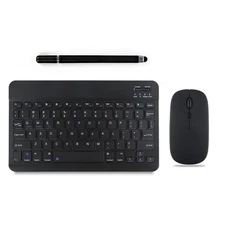Wireless Bluetooth Keyboard Mouse Stylus Pen Portable for PC/Laptop/iPad/Tablet
