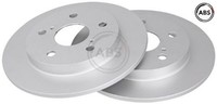 2X Bremsscheibe A.B.S. 17831 2 Bremsscheiben Hinterachse Hinten FüR Toyota