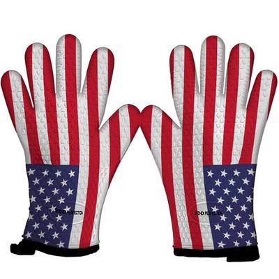 XL Silicone Smoker Oven Gloves-Extreme BBQ Gloves-Handle Hot Food Right on Yo...