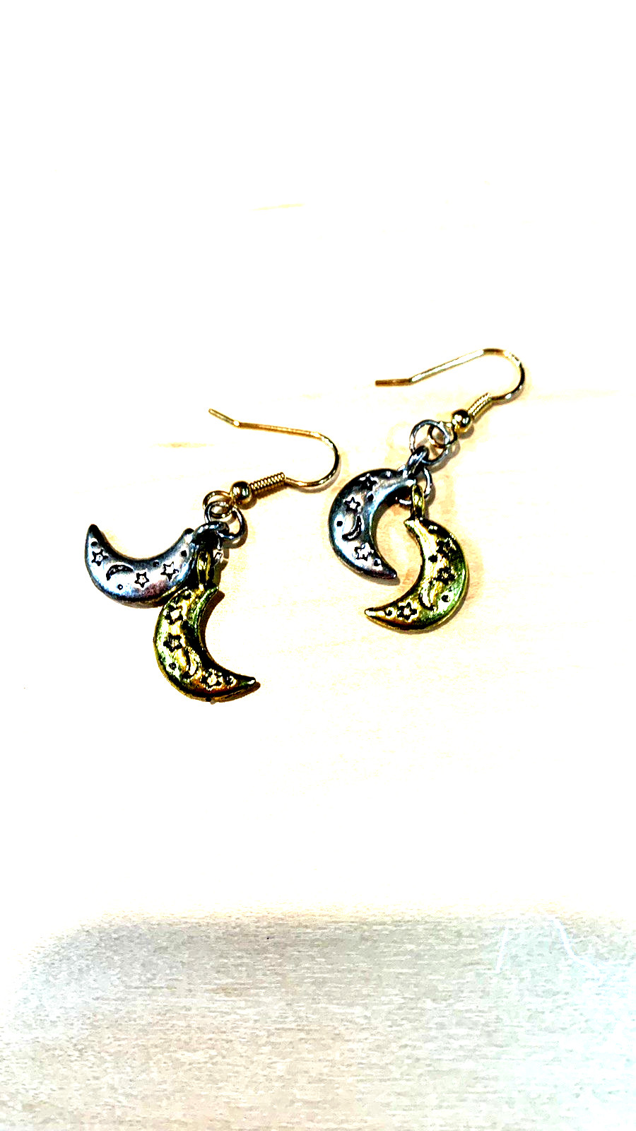 Earrings Half Moon Dangles - image 1
