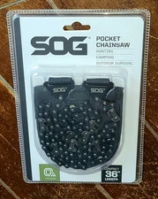 SOG *Outdoor* Compact 36" Length Pocket Chainsaw with Nylon Wrist Handles!
