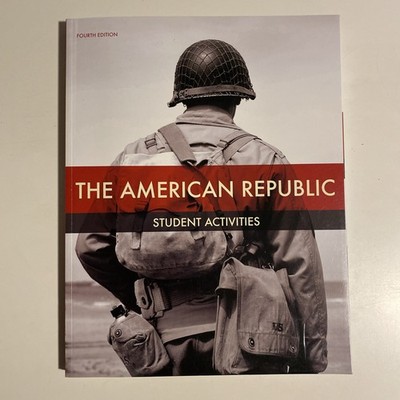 BJU Press American Republic Student Activities 4th Edition Like New