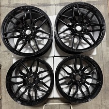 Used 19x8.520x11 Mrr Forged F24 Fit Corvette C8 5x120 3848 66.9 Black No Cap W
