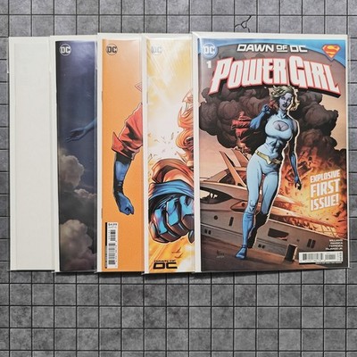 Power Girl #1 - (A, B, C, Blank, Foil) - (2023) - Variant Cover Set - UNREAD NM