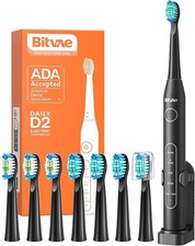 Bitvae D2 Ultrasonic Electric Toothbrush for Adults and Kids, Electric Toothbrus