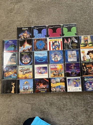 Walt Disney Records Presents Resort Albums Soundtrack Lot Of 28