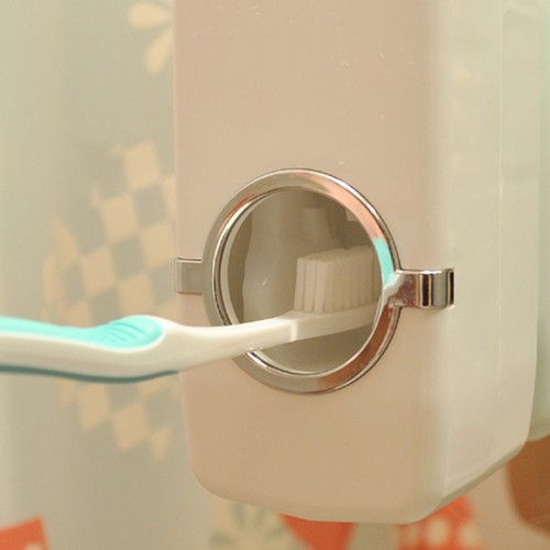 Badezimmer automatischer Zahnpastaspender Halter TM-1000 Vakuumpumpe One Touch - Bild 4 von 9