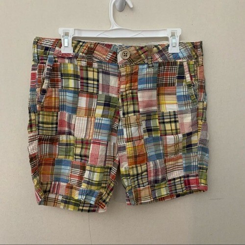 American Eagle Patchwork Madras Midi 