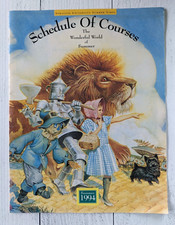 Wizard of Oz Cover Syracuse University NY Summer Times Schedule of Courses 1994