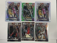 20-21 Panini Mosaic Will To Win Insert LOT(6) SILVER GREEN ZION BUTLER + see pic