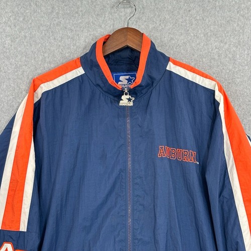 Giacca a vento Starter Auburn University Tigers uomo XL/2XL* full zip - Foto 3 di 14