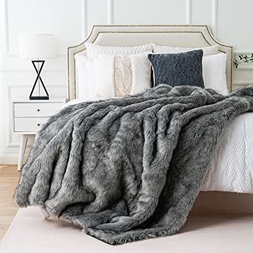 Extra Large Fox Fur Throw Blankets For Cou...