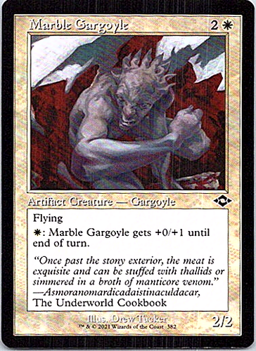 Marble Gargoyle Modern Horizons 2 Retro Frame Magic The Gathering Light Play - Picture 1 of 1