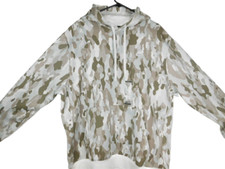 Nike Sportswear Fleece Beige Camouflage Pullover Hoodie CU4339-081 Mens L-Tall