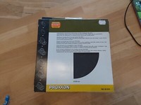 5 X Proxxon 28976 Schleifscheiben Korn 320 Inkl. 1 X Silikonfilm FüR Tsg 250/E