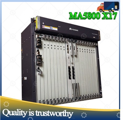 MA5800 X17 21inch 2×MPLB 4×10GE Uplink 2×DC Without PON Card NEW HUAWEI GPON OLT