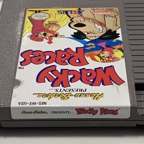 Wacky Races (NES, 1992 ATLUS) Authentic Complete CIB Manual TESTED
