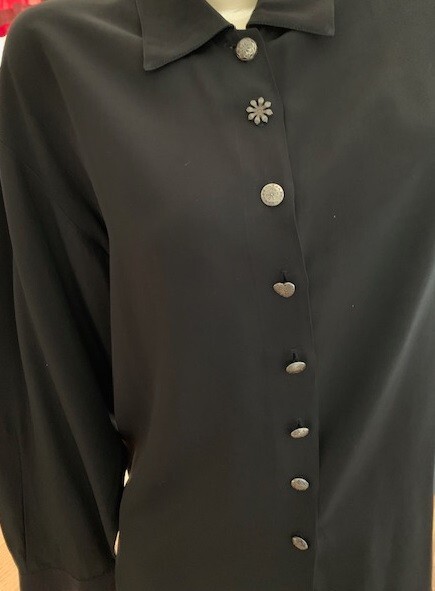 Vintage Impressions Of California Button Front Blouse MEDIUM