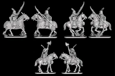 15mm Jurchen-Jin Generals  (TGM-7 resin) Ten Kingdom Miniatures