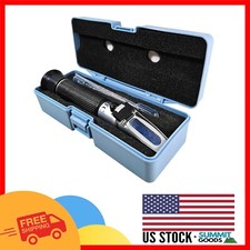 Aquarium Salinity Refractometer with Hard Case and Durable Design - 0-100 PPT