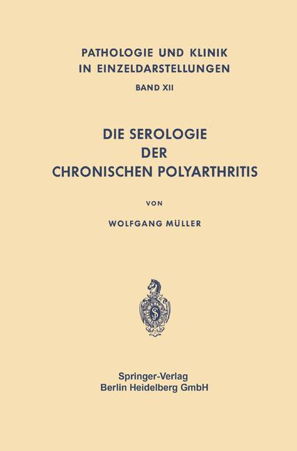 Thumbnail - Die Serologie Der Chronischen Polyarthritis W. Müller