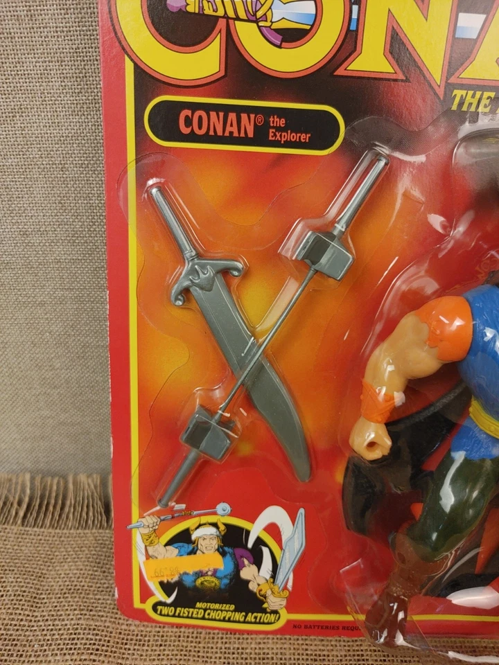 Figura de acción vintage CONAN EL AVENTURERO 1992 CONAN EL EXPLORADOR 7" nueva Hasbro Foto 3 de 4