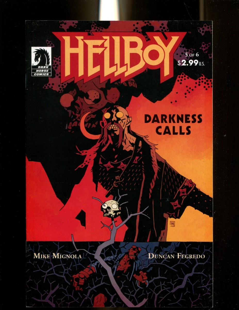 hellboy card sleeves HELLBOY: DARKNESS CALLS 5 (9.6) MIKE MIGNOLA DARK HORSE (B011)