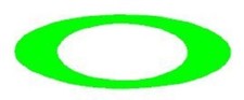 Oakley O Decal Sticker Lime Green 6 Long Oakley O Decal Sticker Lime Green 6 Long