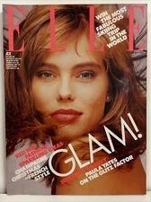 Elle Magazine December 1986 Renee Simonsen Paula Yates Vintage 80s Fashion Beat