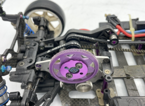 For parts HPI RS4 carbon chassis with motor and ESC vintage rare - Picture 8 of 18
