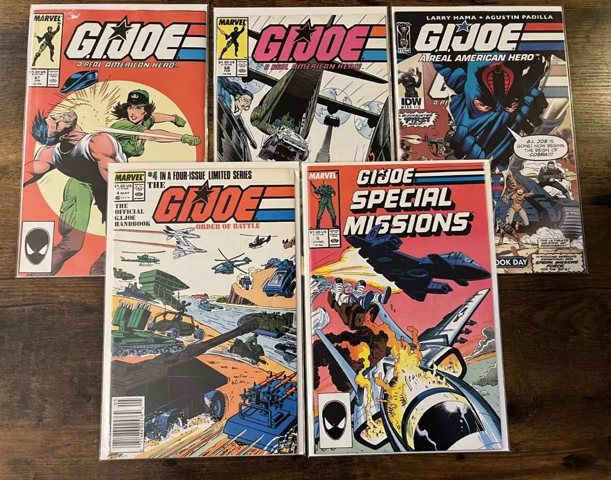 Is This Hero For Real 68 Lot of 5 G.I. Joe A Real American Hero #67 68 155 1/2 Order Of Battle #4 Special | eBay
