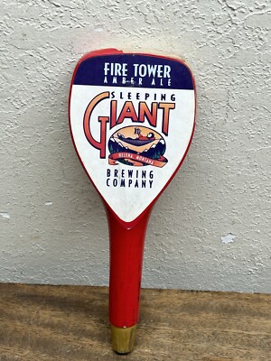 Vintage Sleeping Giant Brewing Co. Helena, MT. Tap Handle ~Fire Tower Amber Ale