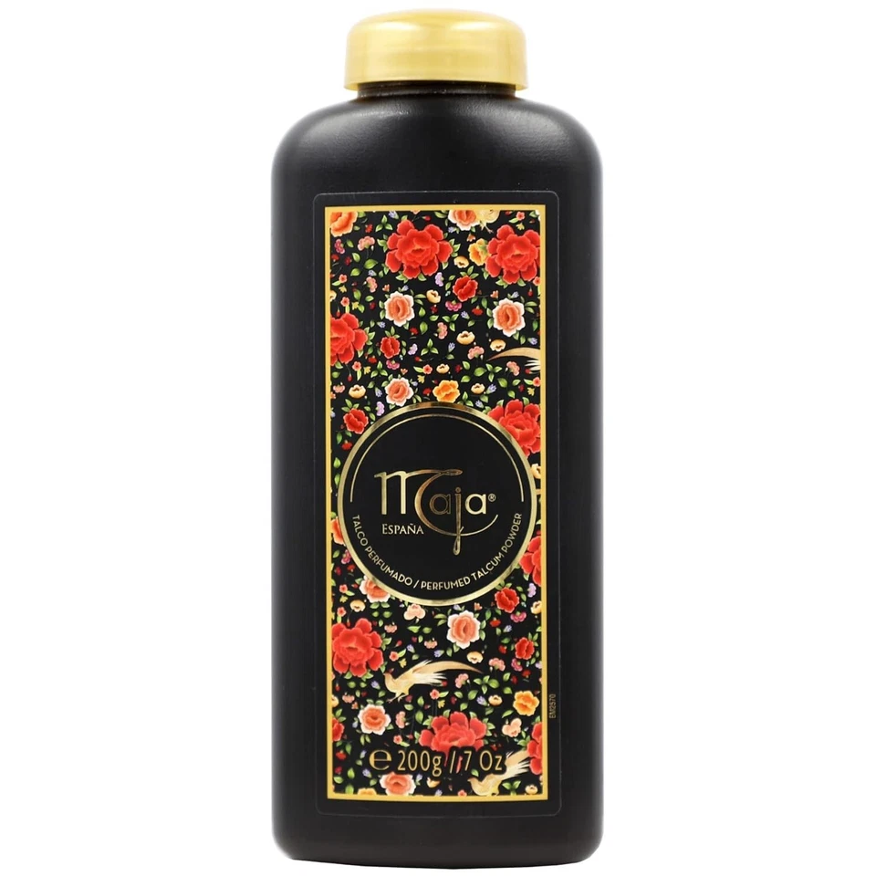 Polvo de talco perfumado MAJA 7 oz / 200 g Talco Perfumado - Paquete de 2 botellas de 7 oz Foto 2 de 4