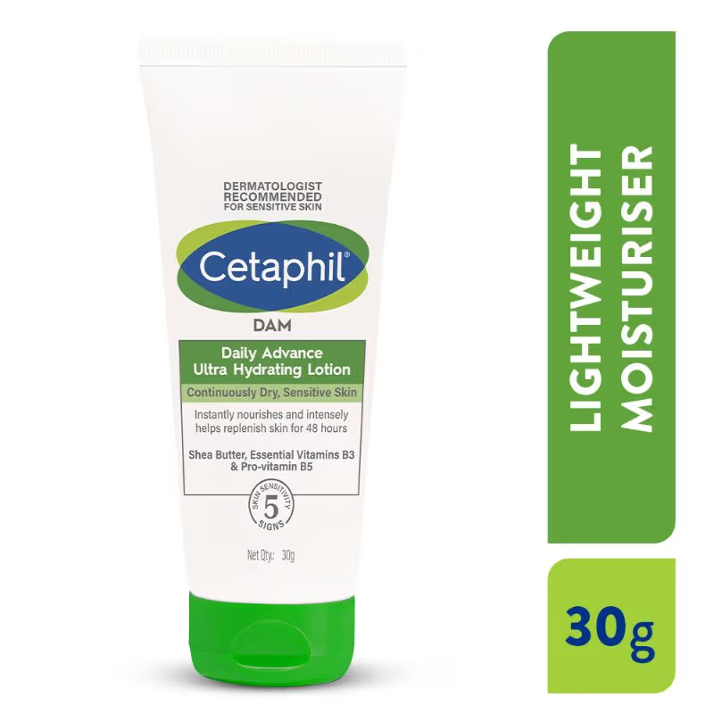 Cetaphil Daily Advance Ultra Hydrating Lotion 100g with Shea Butter 30gm