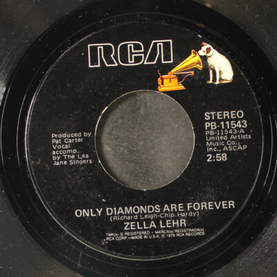 ZELLA LEHR: only diamonds are forever / music maker RCA 7