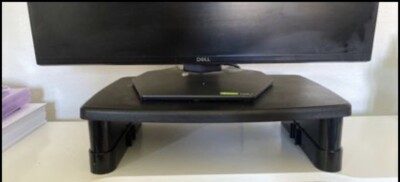 Amazon Basics Computer Monitor Riser Desk Stand | eBay